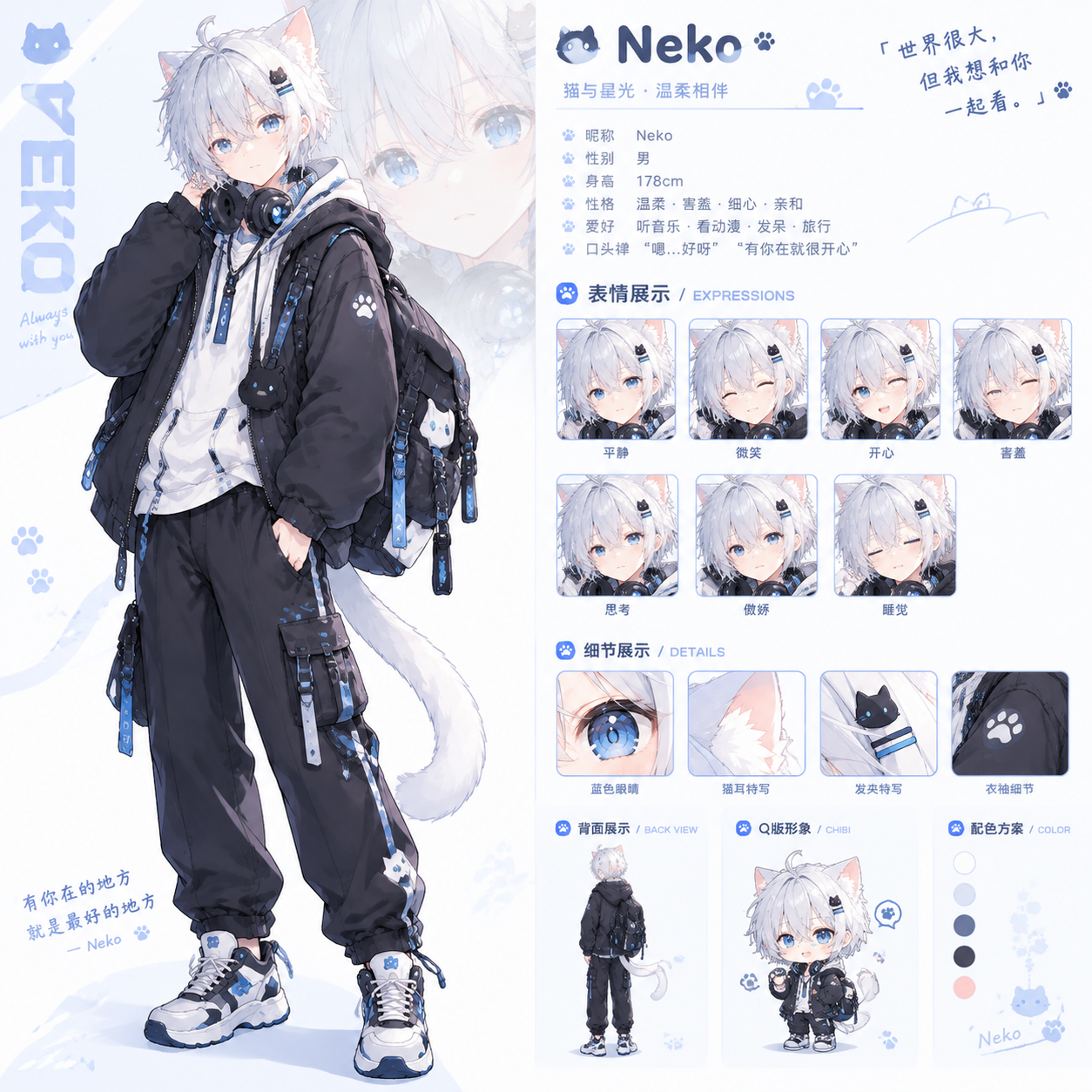 Neko男系人物IP